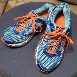 Asics T3C5N Gel Cumulus 15 Running Training Shoes  Blue Womens Sz 10